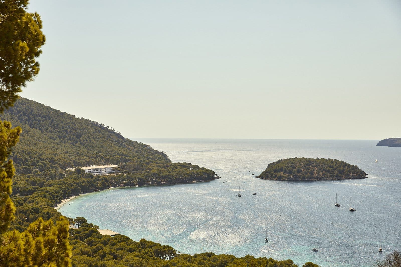 Formentor bay beside Four Seasons Mallorca