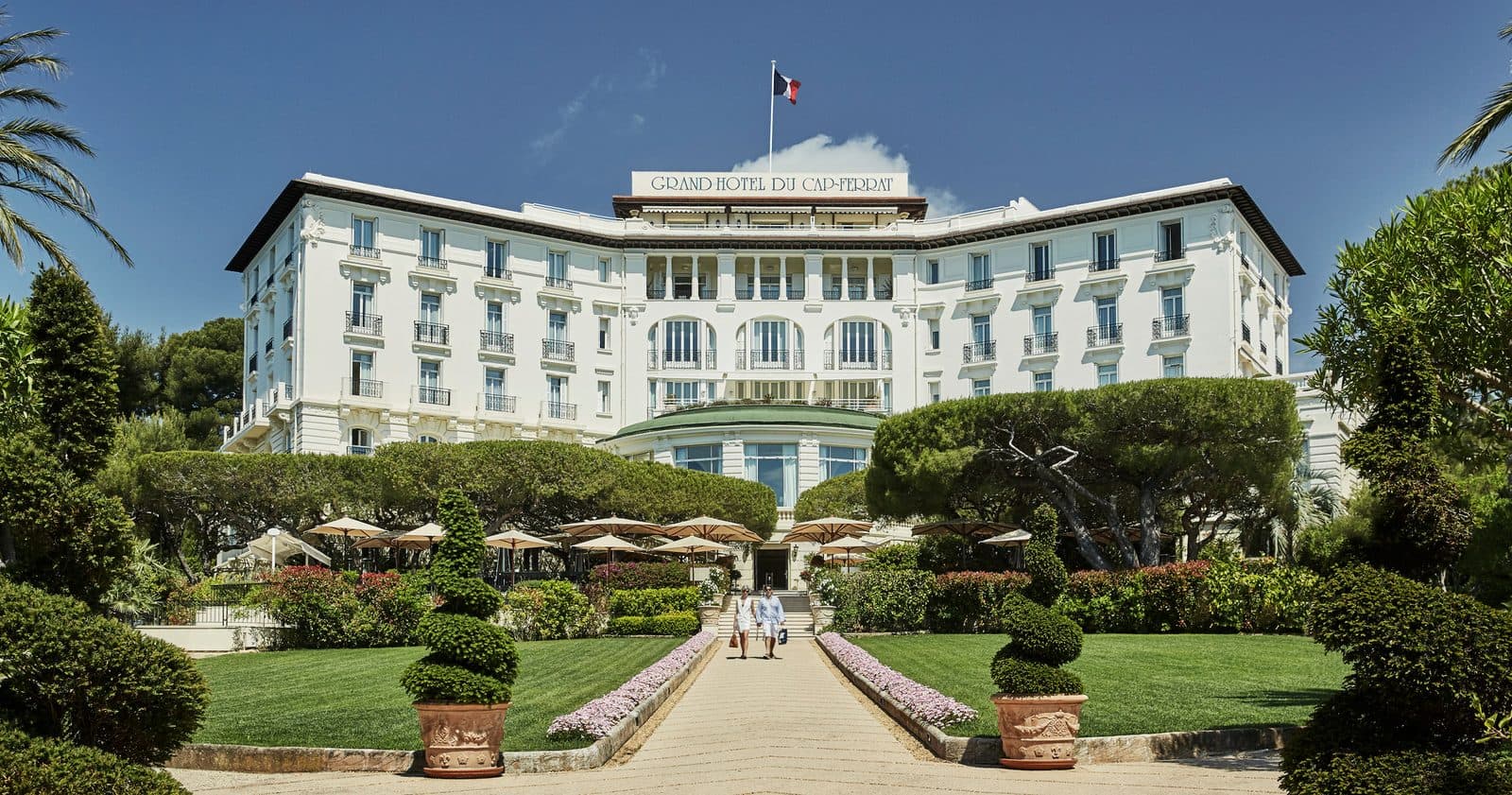 The façade of Grand-Hôtel du Cap-Ferrat