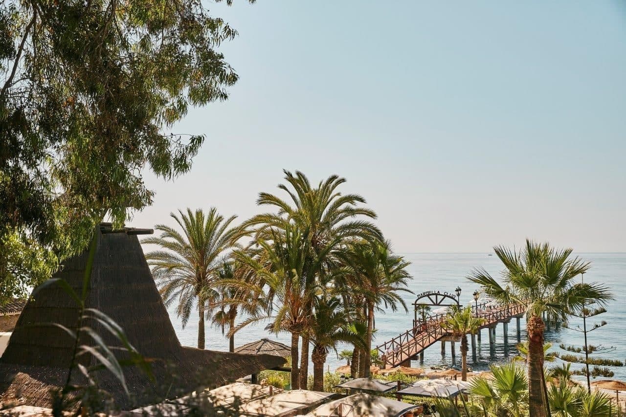 Сад Marbella Club у пляжа